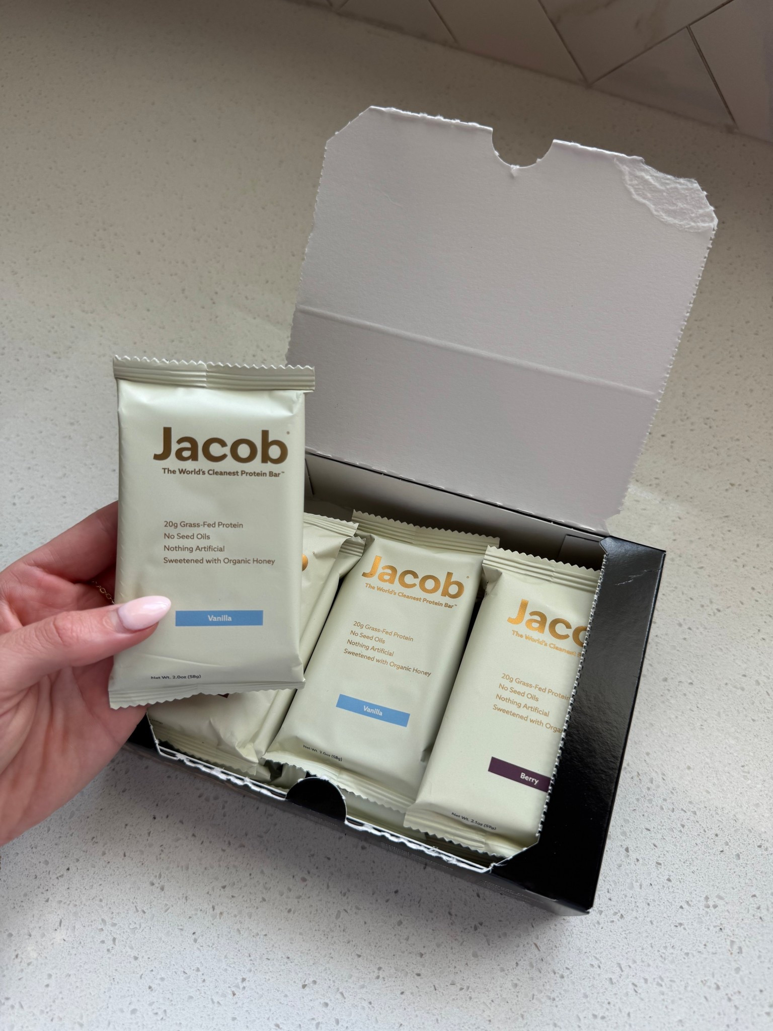 Jacob bars are 100% clean and taste amazing. A staple in my recent routine 

#LTKSeasonal #LTKActive #LTKFindsUnder50
