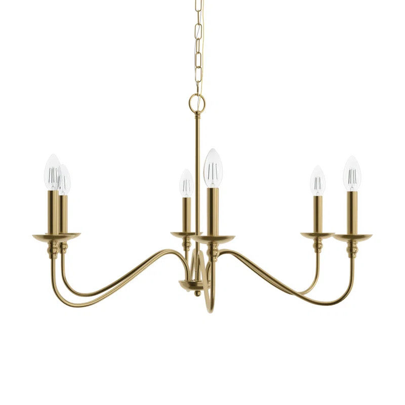 Ableton 6 - Light Dimmable Classic / Traditional Chandelier | Wayfair North America