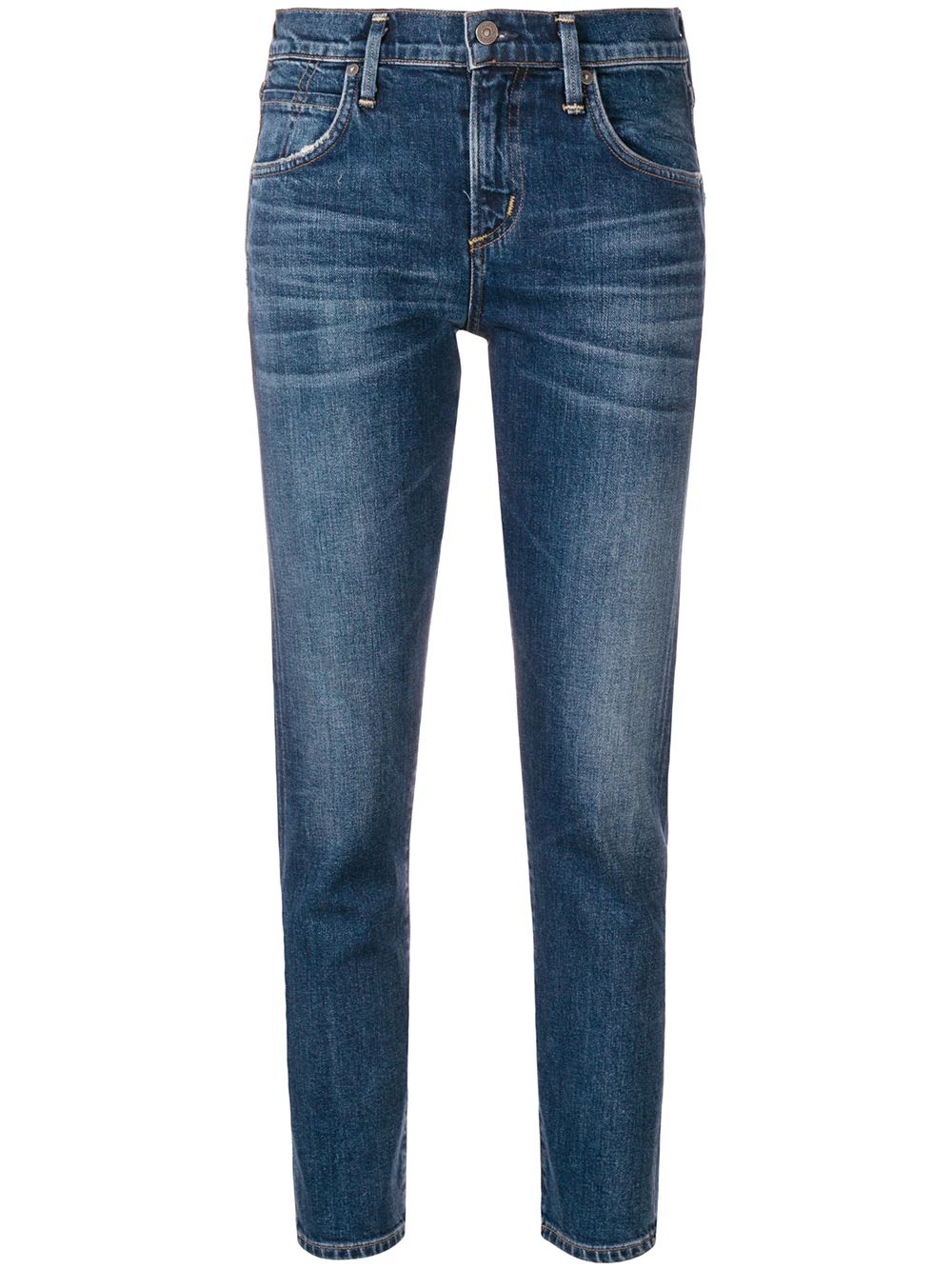 Citizens Of Humanity cropped straight leg jeans - Blue | FarFetch Global
