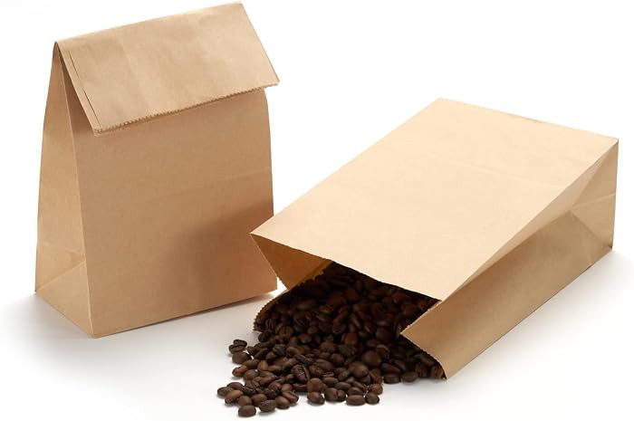 LOOKSGO 50 Pcs Brown Paper Bags Kraft Bags Party Favor Gift Wrapping Bags Bulk - 3.5x2.2x7 Inches... | Amazon (US)