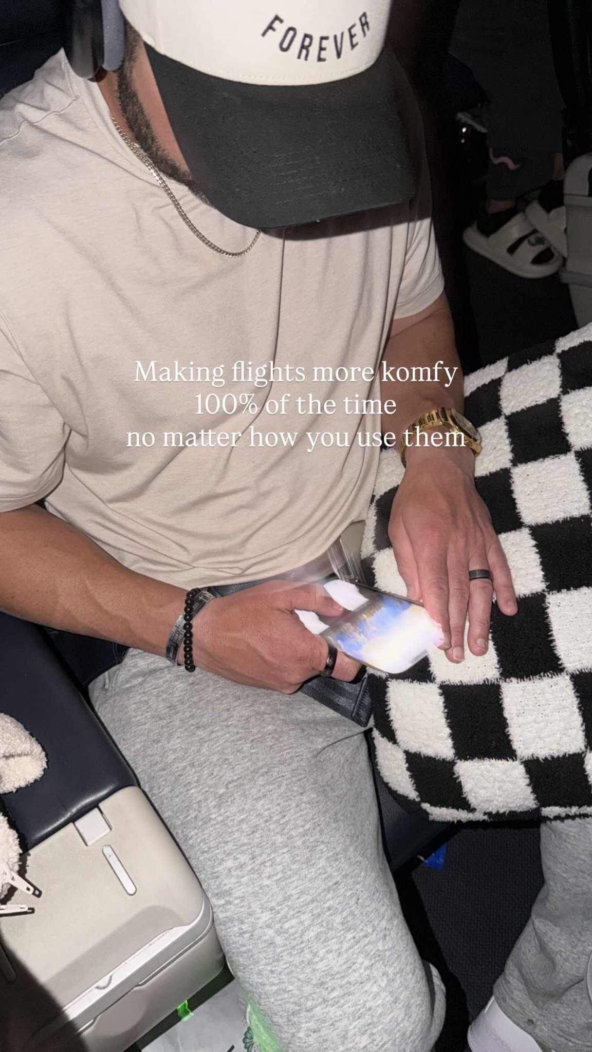 Making flights more komfy 100% of the time 
no matter how you use them