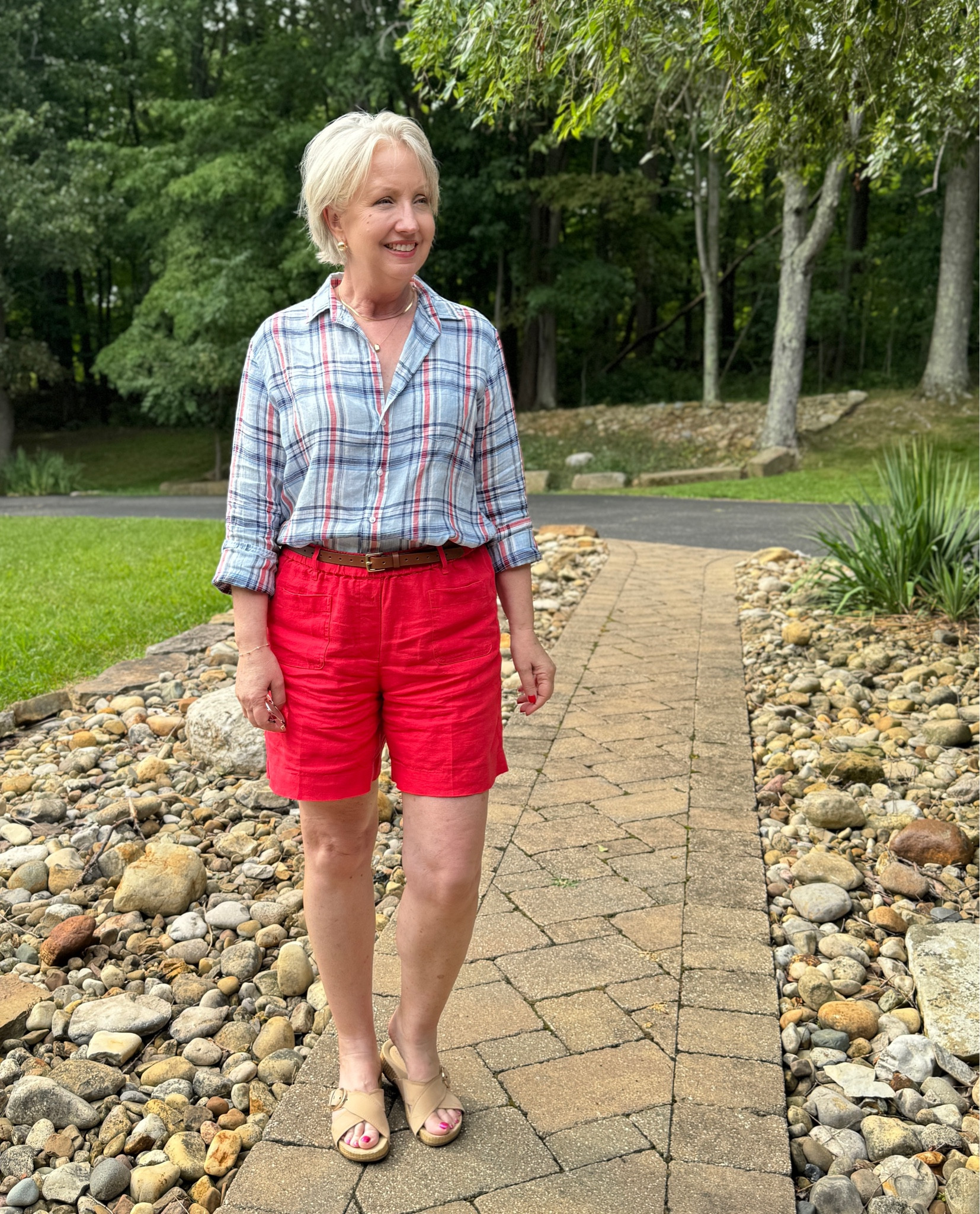 These red shorts have been top sellers this week. They run a little large. I’m wearing a medium but they are very roomy. They’re marked down and you get an extra 40% off in the cart  

#LTKSaleAlert #LTKOver40 #LTKMidsize