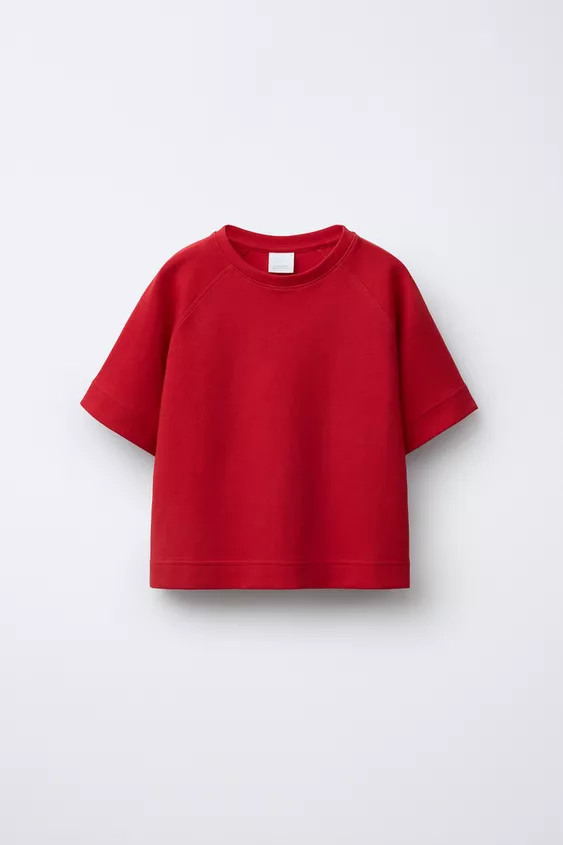 BASIC RAGLAN SLEEVE T-SHIRT | Zara US