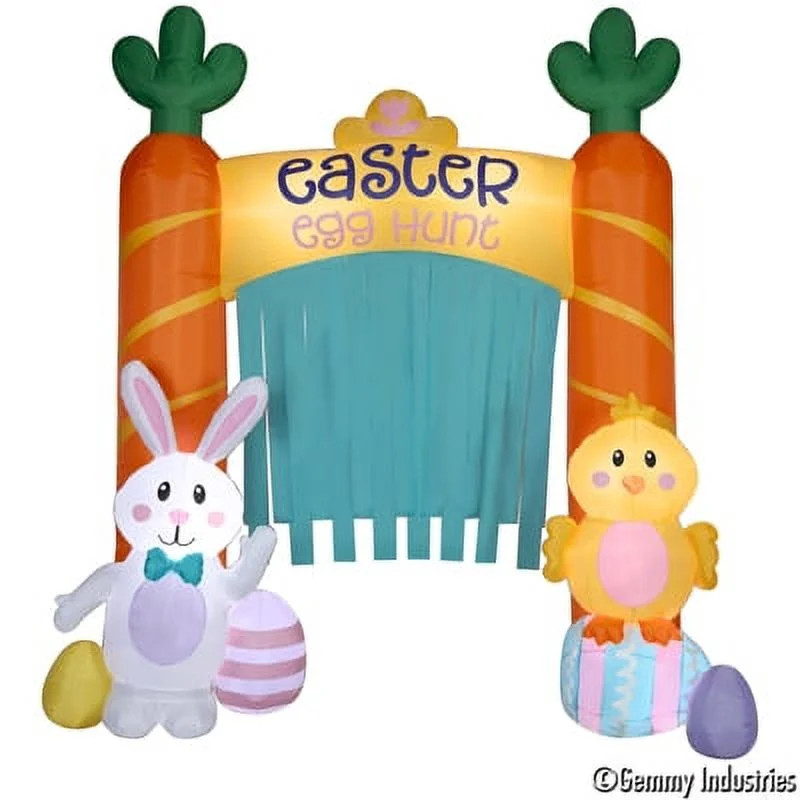 Way To Celebrate Easter Bunny Archway Inflatable | Walmart (US)