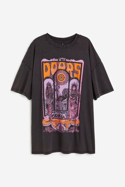 Oversized Printed T-shirt | H&M (US + CA)