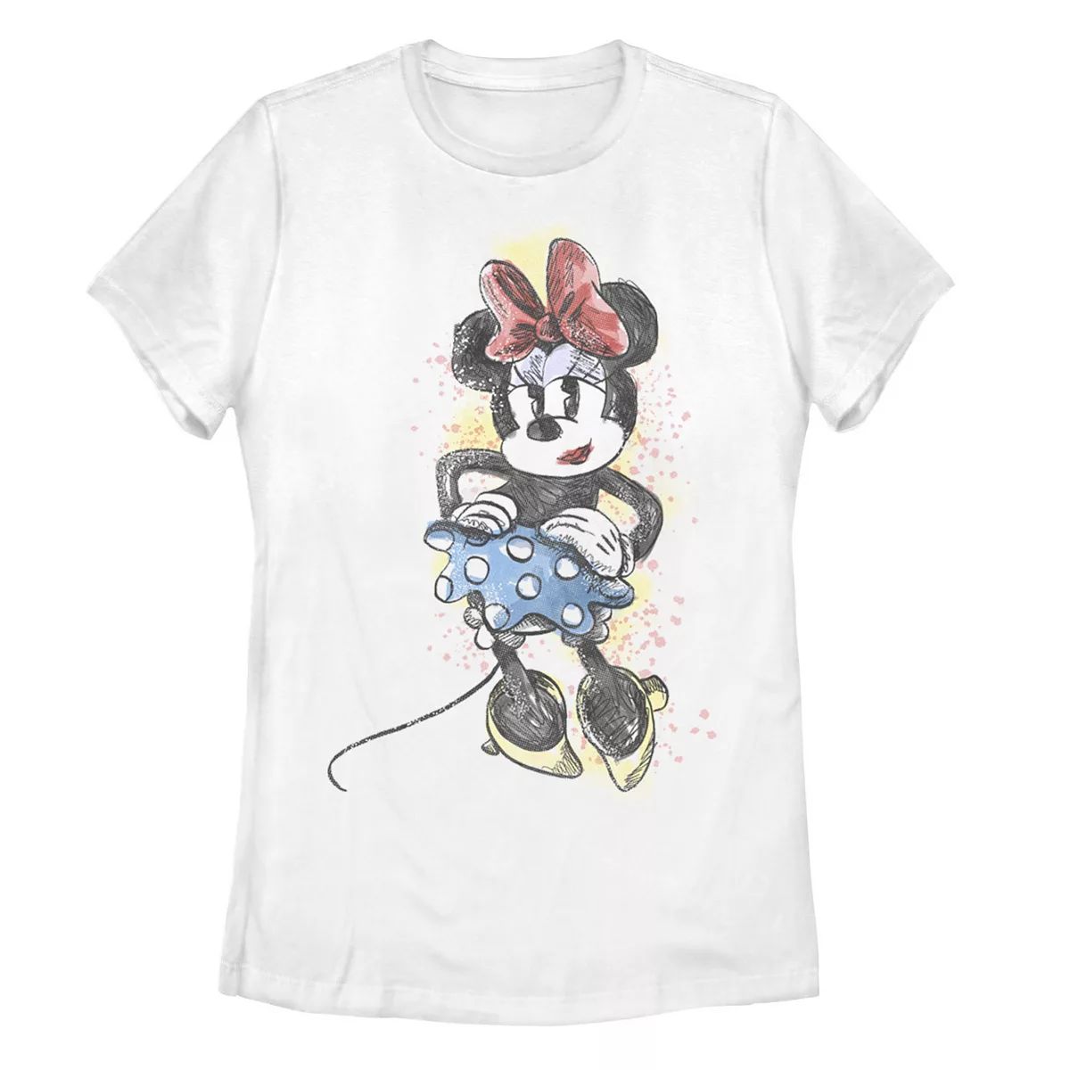 Juniors' Disney's Minnie Mouse Sketch Portrait Tee | Kohl's