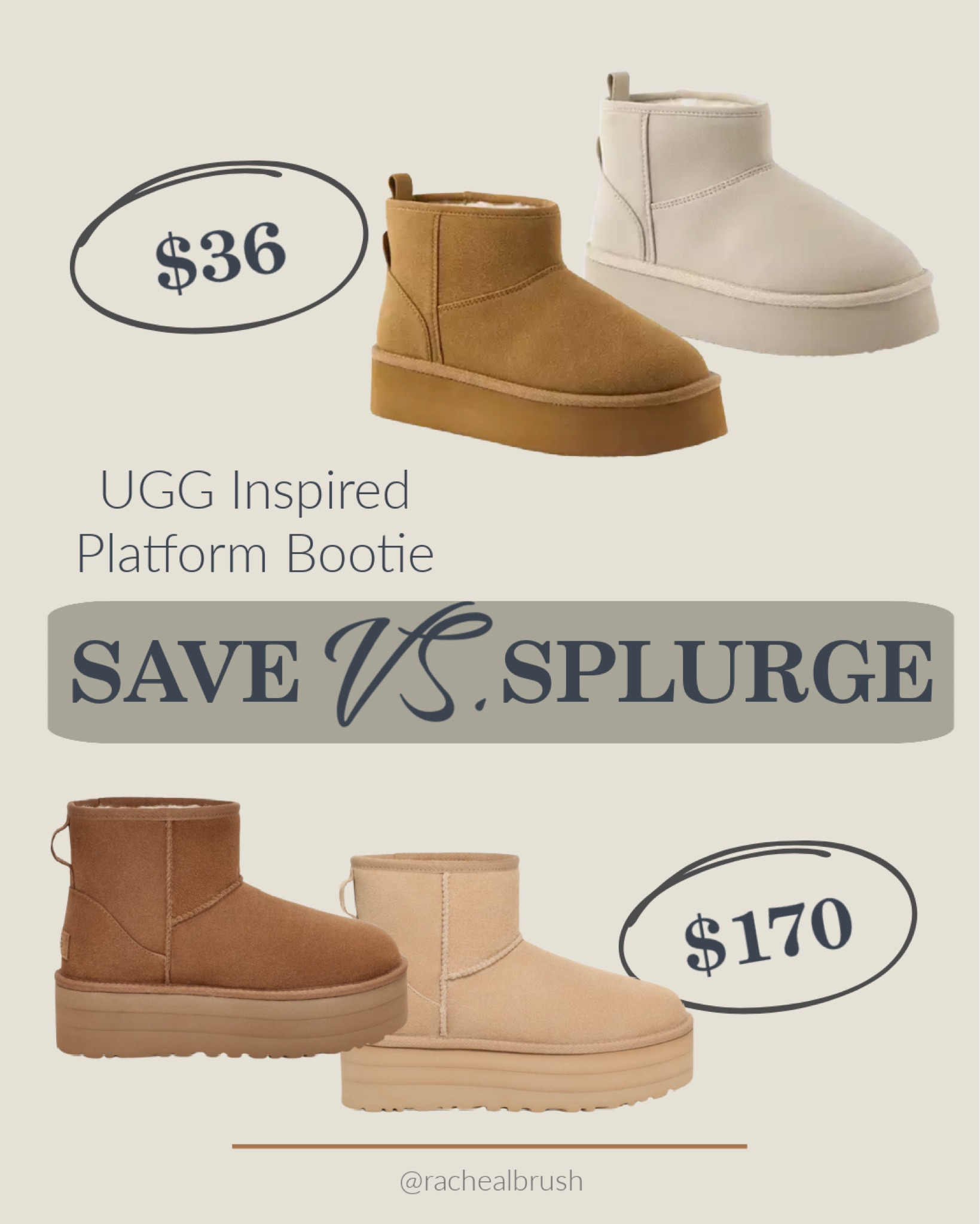 UGG inspired platform bootie. Classic mini platform. 

#LTKSeasonal #LTKSale #LTKsalealert