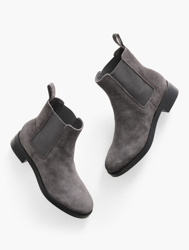 Tish Suede Chelsea Boots | Talbots