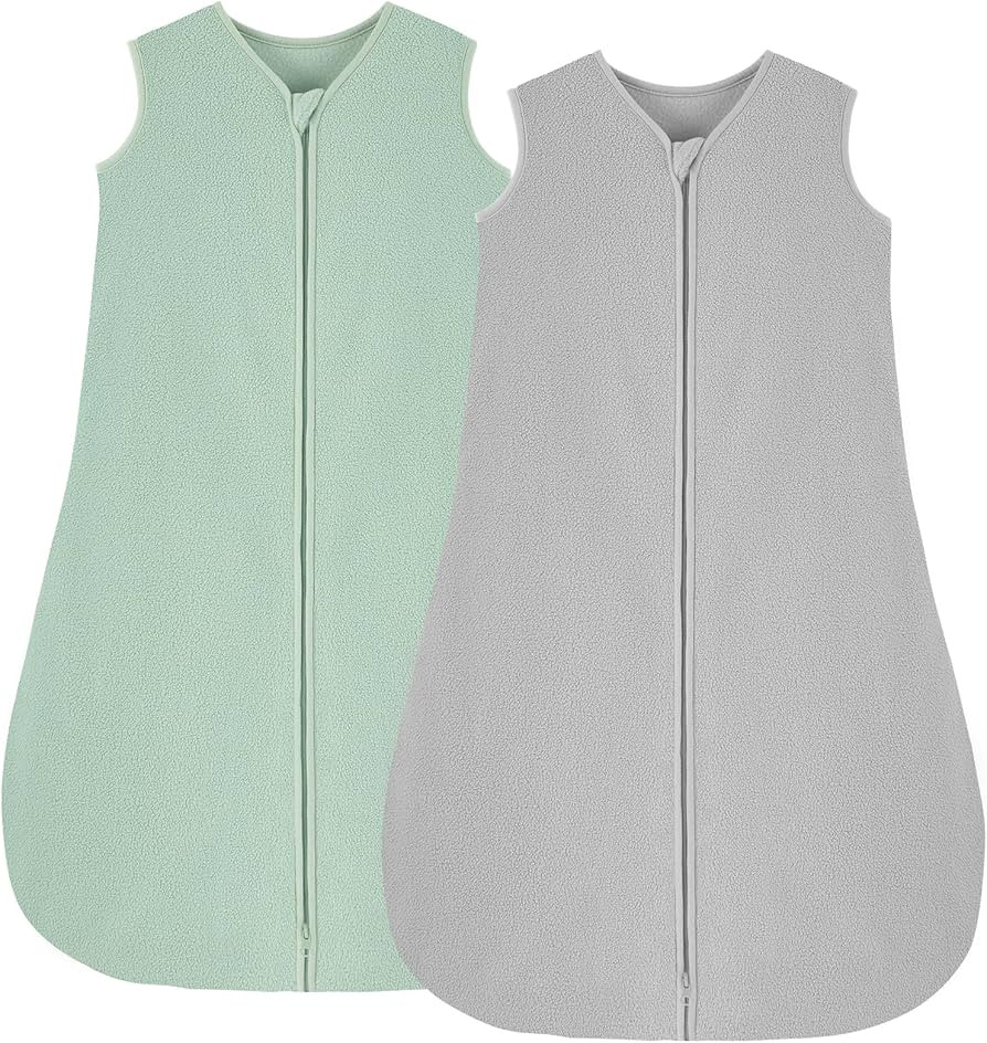 Looxii Fleece Baby Sleep Sack 0-6 Months 2 Pack 1.5 TOG Baby Wearable Blanket with 2-Way Zippers ... | Amazon (CA)
