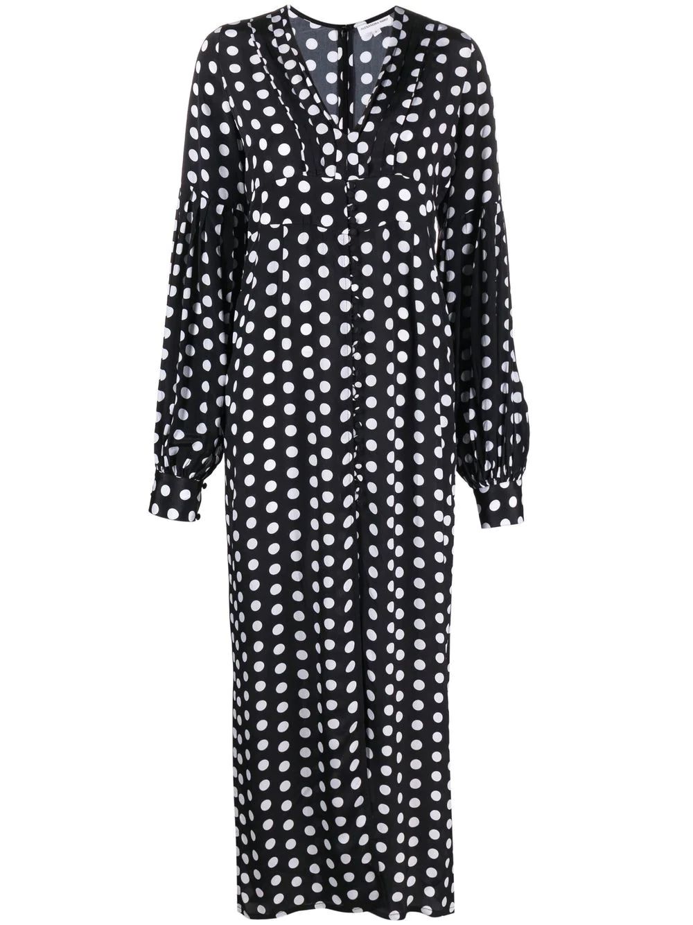 Alexandra Miro Gaia polka-dot Buttoned Dress - Farfetch | Farfetch Global