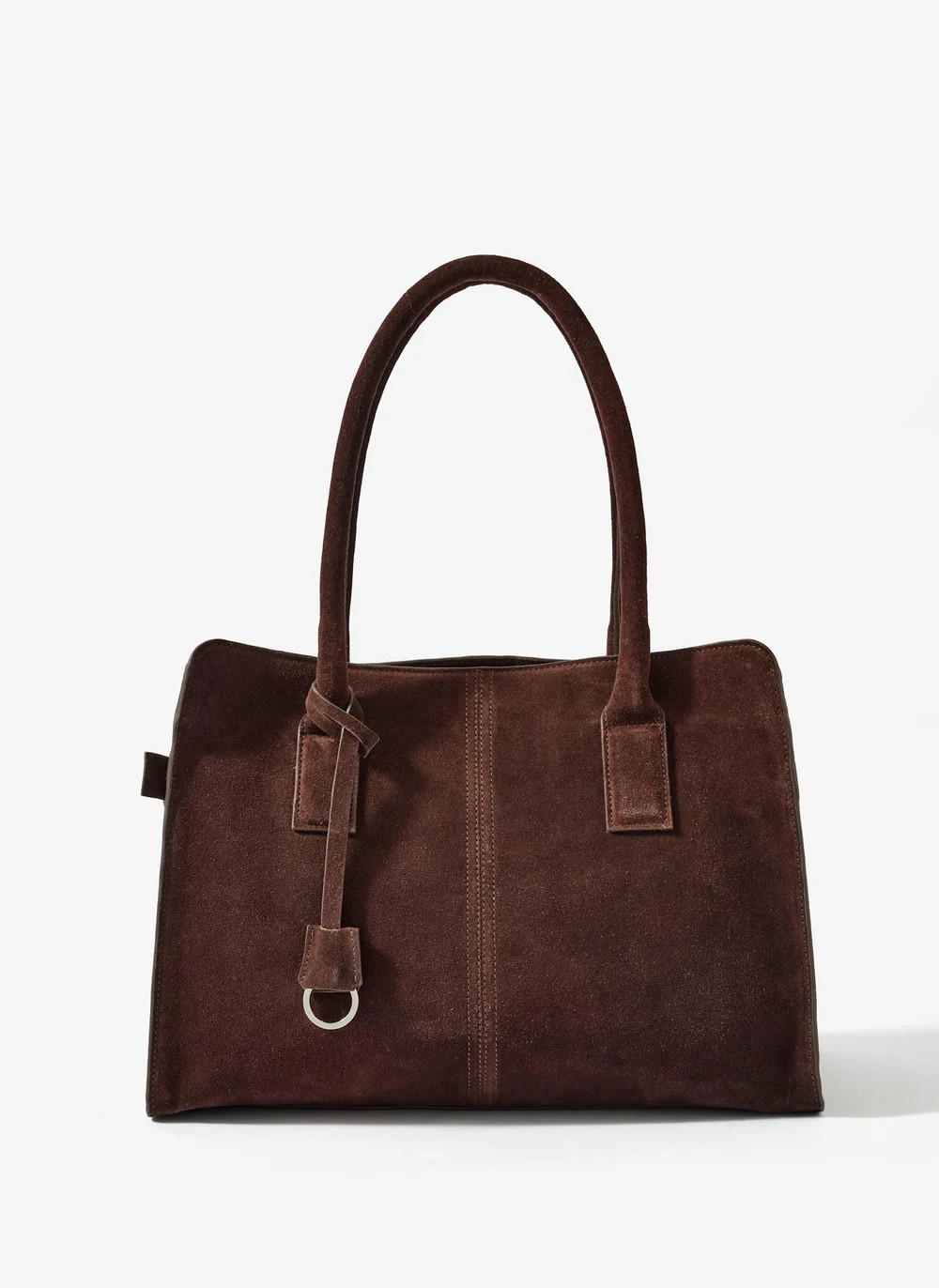 Rue Brown Suede Tote Bag | Mint Velvet