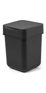 carrotez Mini Trash Can, Countertop Trash Can with Lid, 2 Liter/ 0.5 Gallon, Waste Basket, Garbag... | Amazon (US)