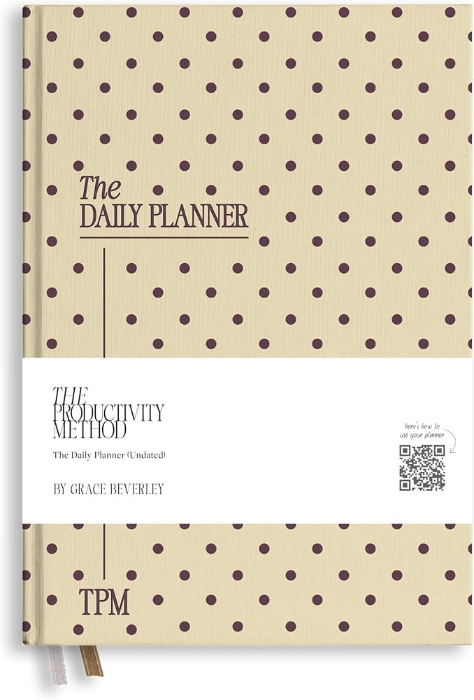 Hardback Productivity Planner - Daily planner for organisation, time management and productivity ... | Amazon (UK)