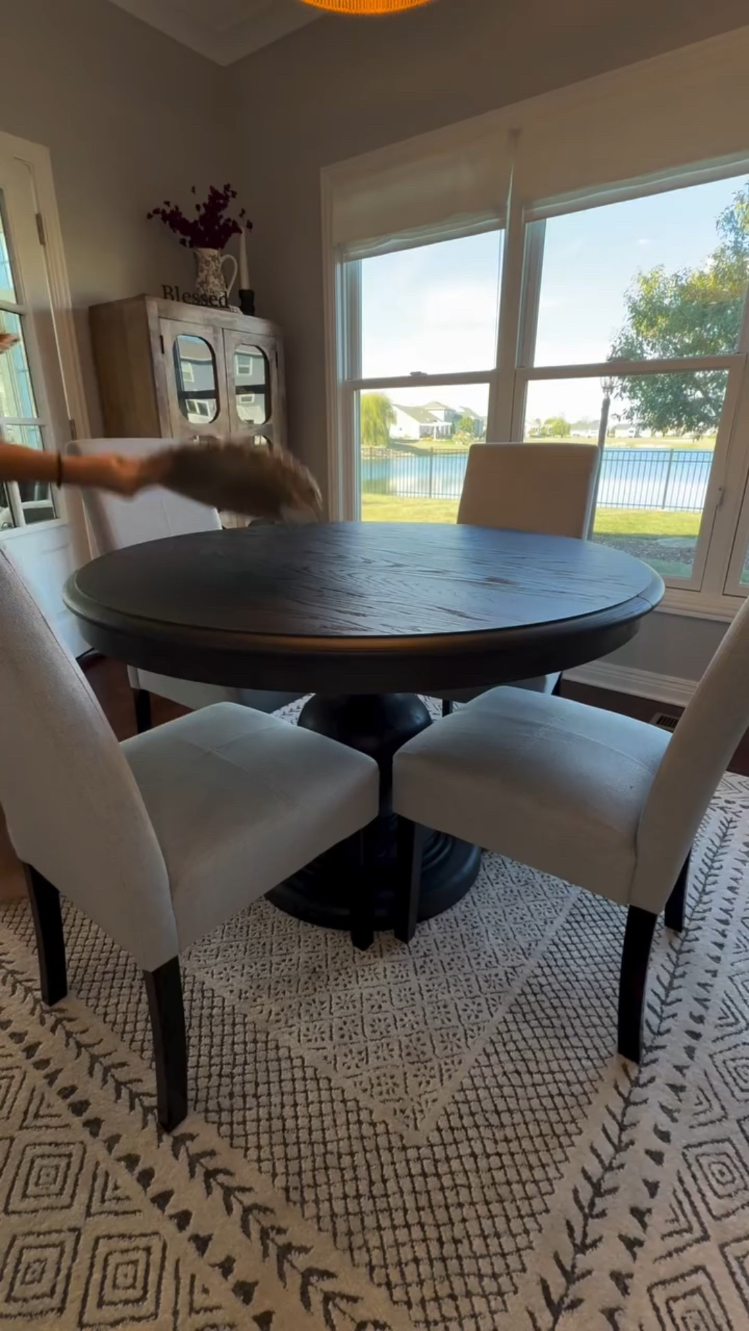 A new space to make my own 🤍
The dining room got a cozy refresh — soft tones, warm textures, and a chandelier that ties it all together.

Loving these views and every little detail that makes it feel like home 🌿✨

#howyouhome #finditstyleit #bohoaesthetic #rufflednapkins #napkinrings #rattanchandelier
#cozyspaces #myhousebeautiful #interiorinspo #homedecorstyle #homewithintention
#decorinspo #neutralhome #curatedhome #interiorstyle #houseandhome #homevibes