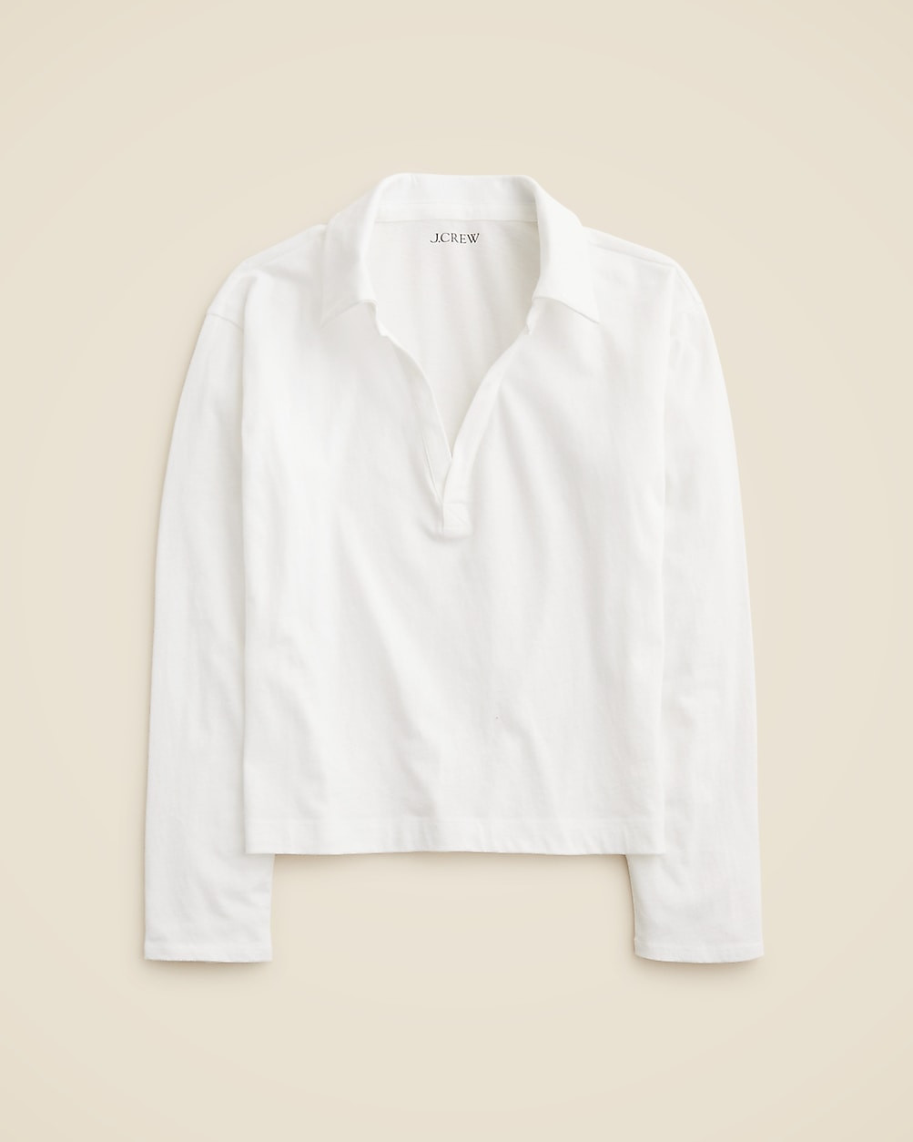 Vintage jersey johnny-collar shirt | J. Crew US