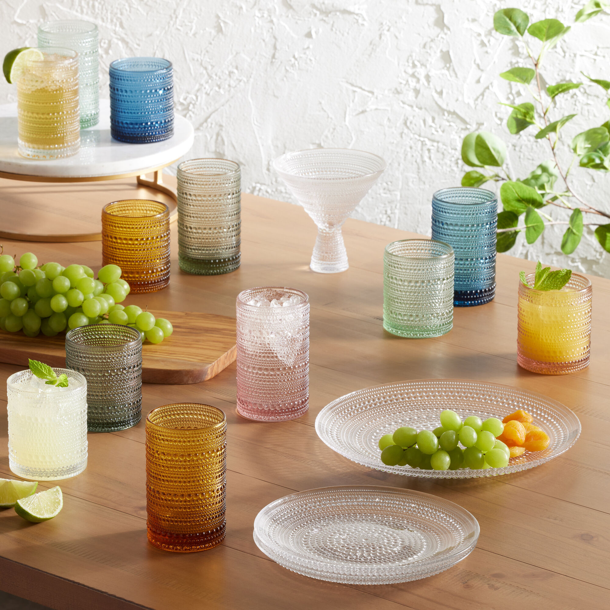 Jupiter Beaded Glass Dishware Collection - World Market | World Market