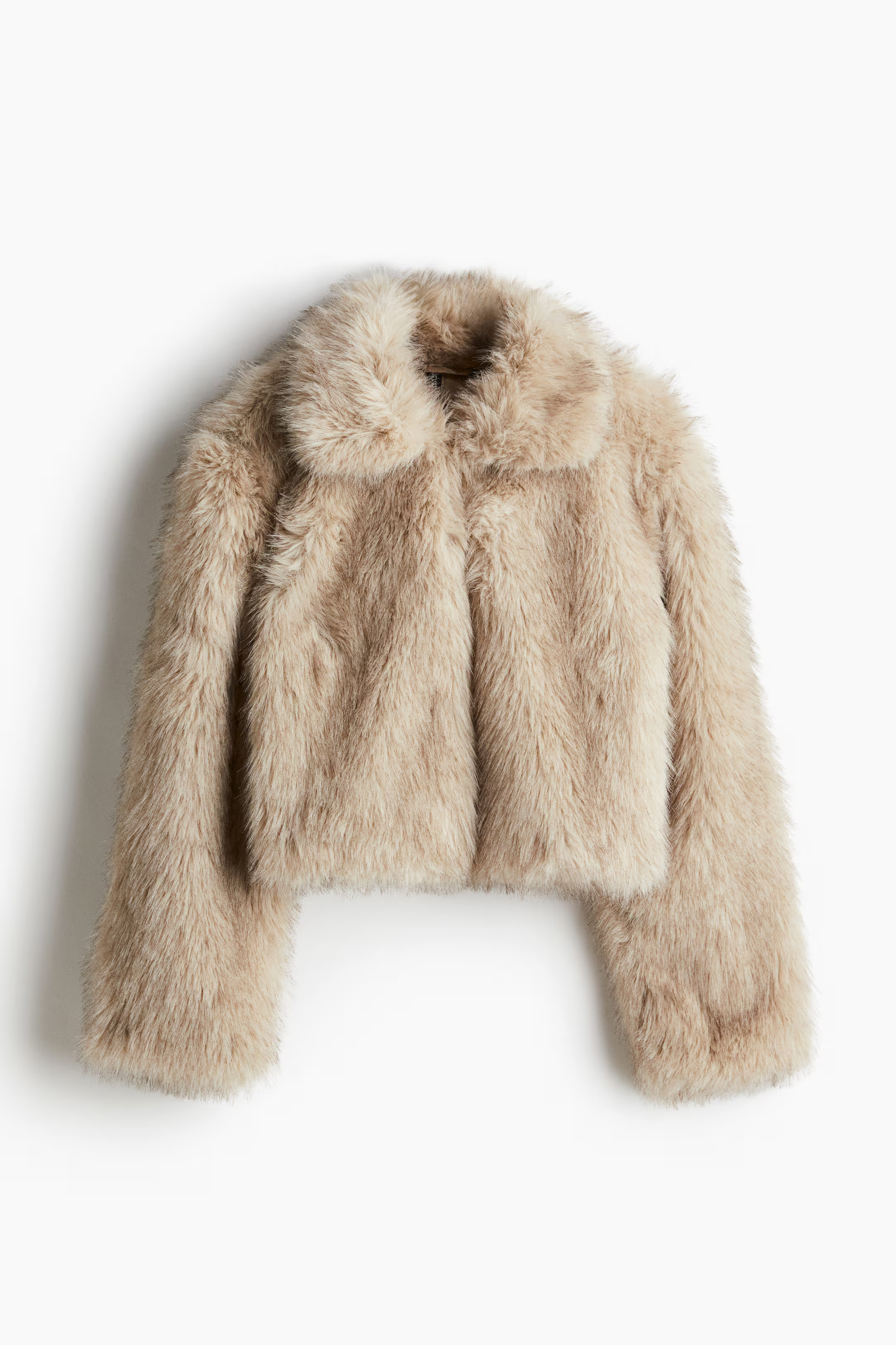 Cropped Fluffy Jacket | H&M (US + CA)