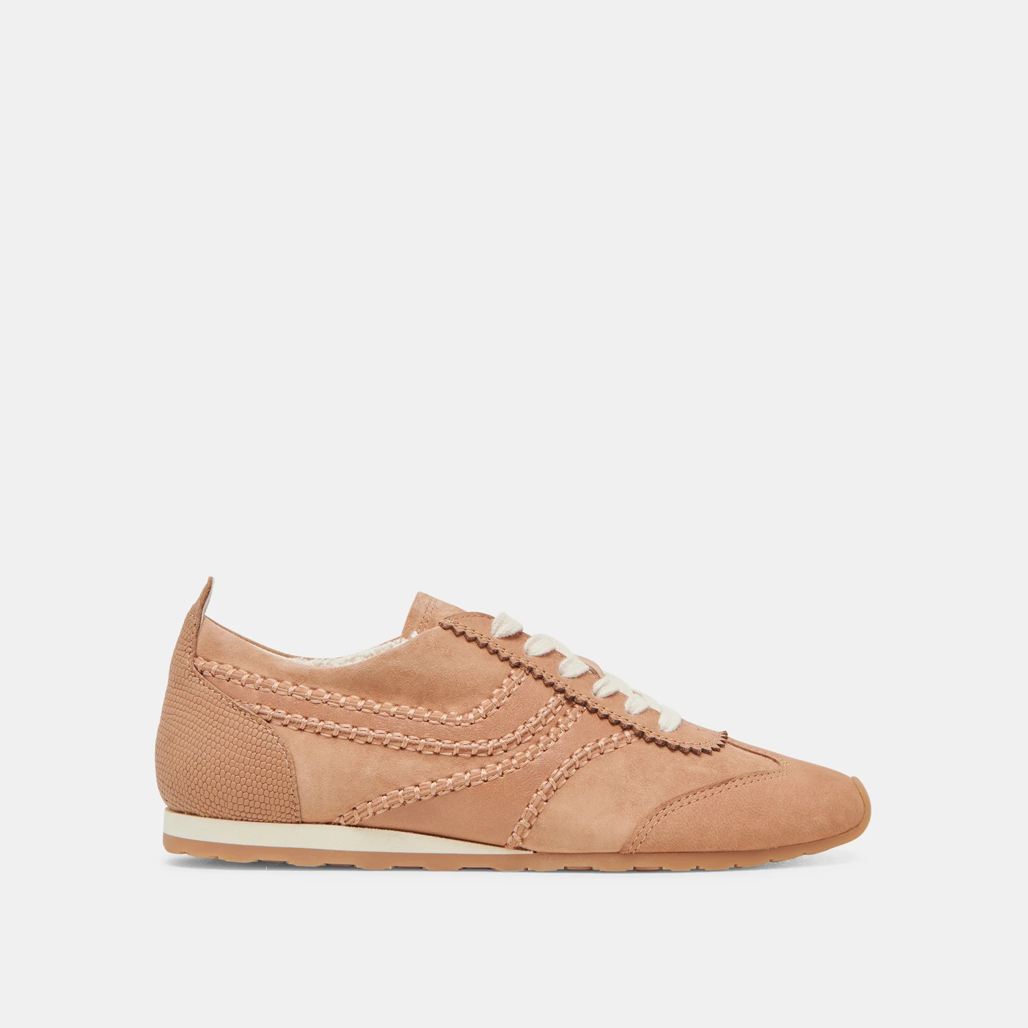 DELANY SNEAKERS TOFFEE NUBUCK | DolceVita.com