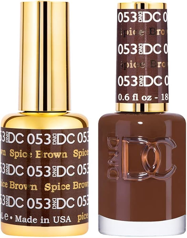 DND Gel Polish Set, Brown Collection, UV/LED GelPolish and Air Dry Nail Lacquer, Matching Chip-Fr... | Amazon (US)