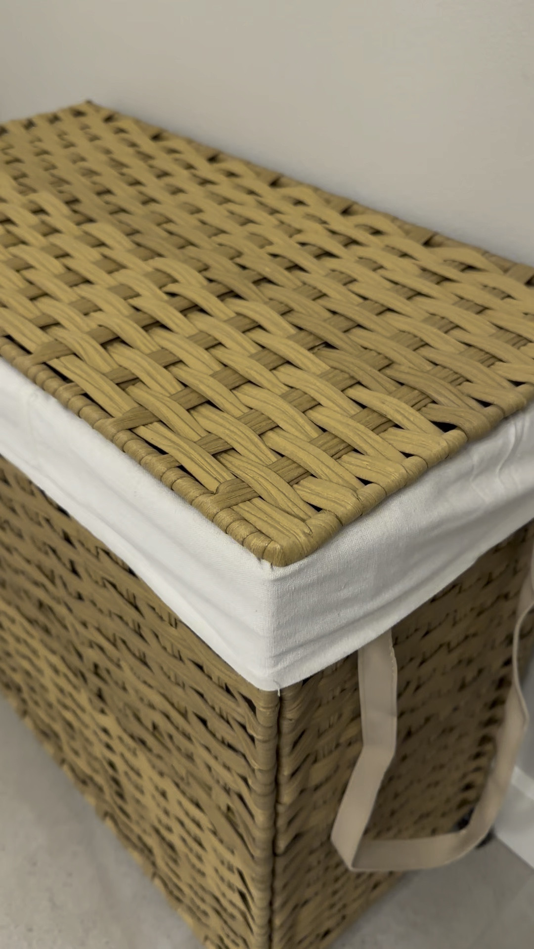 Cutest new hamper for the boys’ bathroom! Hoping it will help them keep their dirty clothes off the floor!

It has 3 dividers, a small back on the side and has wheels! Wheels can also lock in place. This is the smaller option!

Organization, laundry, hamper, bathroom storage, kids, family, function 

#LTKKids #LTKFindsUnder100 #LTKHome