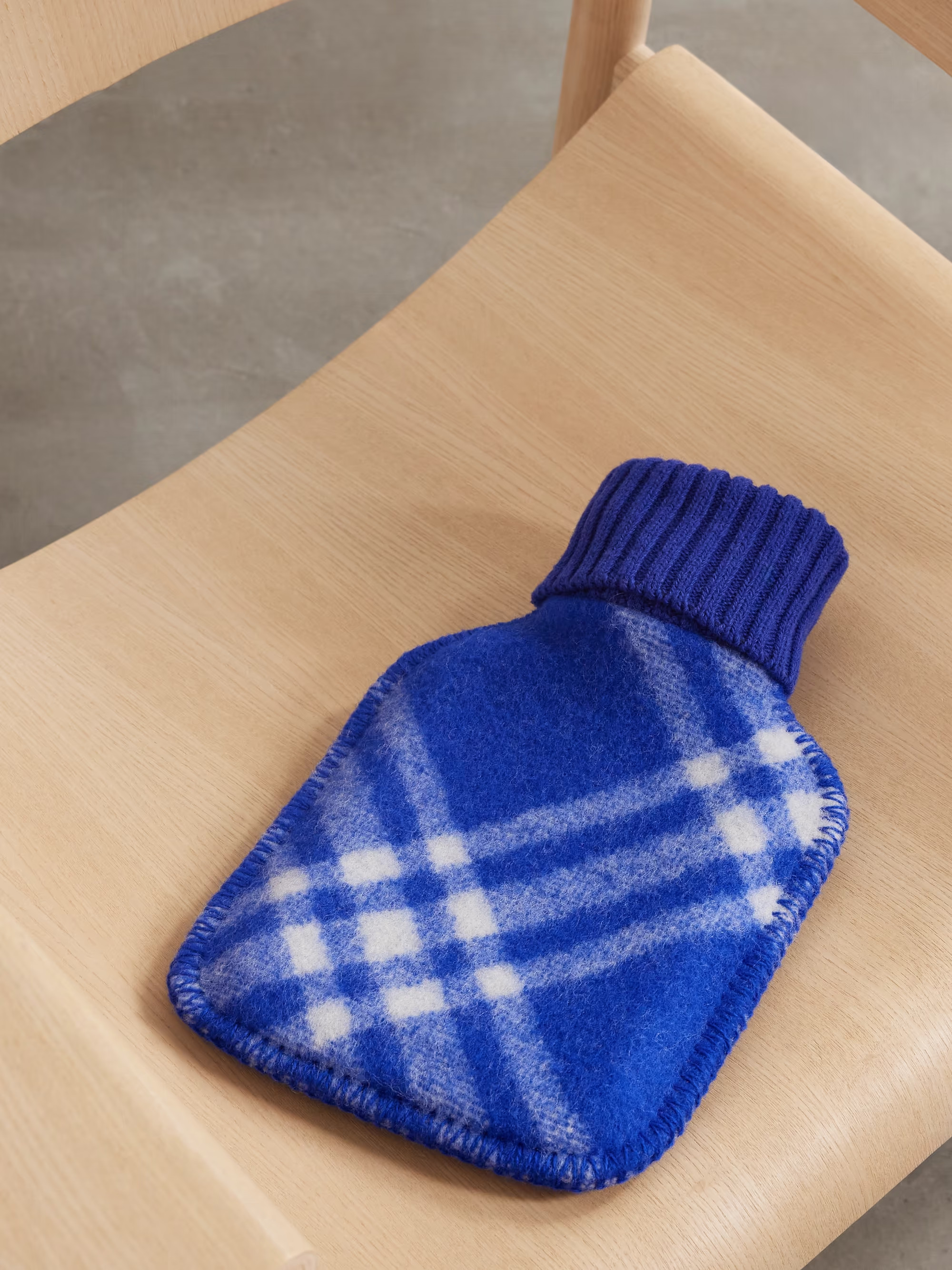 Checked wool hot water bottle | NET-A-PORTER (UK & EU)