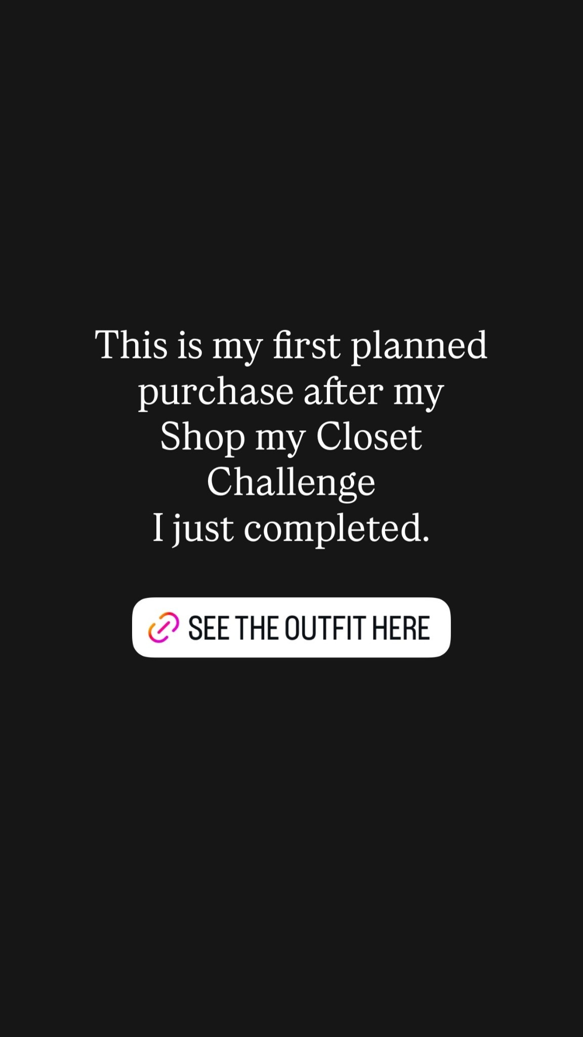 This is my first planned purchase after my
Shop my Closet 
Challenge
I just completed.