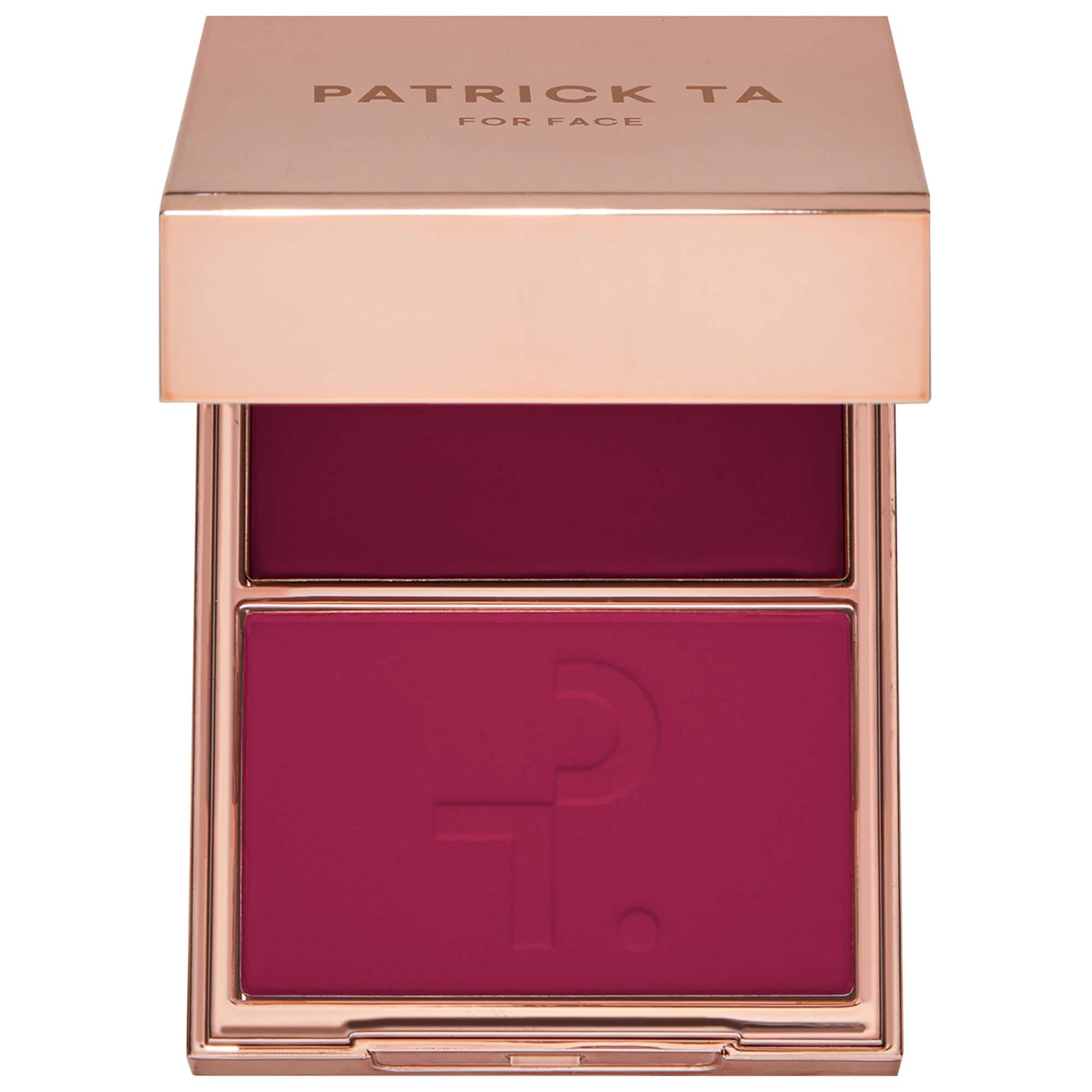 PATRICK TA Major Headlines Double-Take Crème & Powder Blush Duo She's Wanted 0.17 oz crème and 0.17 oz powder/5 g crème and 5 g powder | Sephora (US)