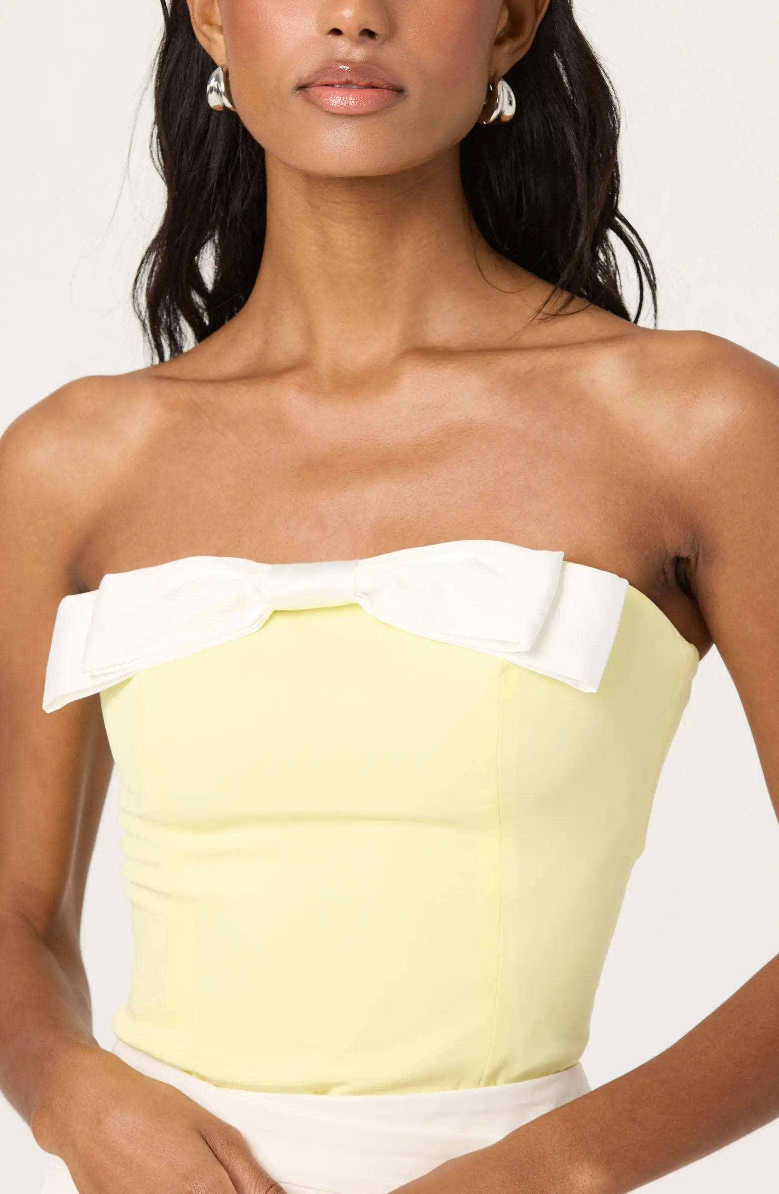 ASTR the Label Bow Detail Tube Top | Nordstrom | Nordstrom