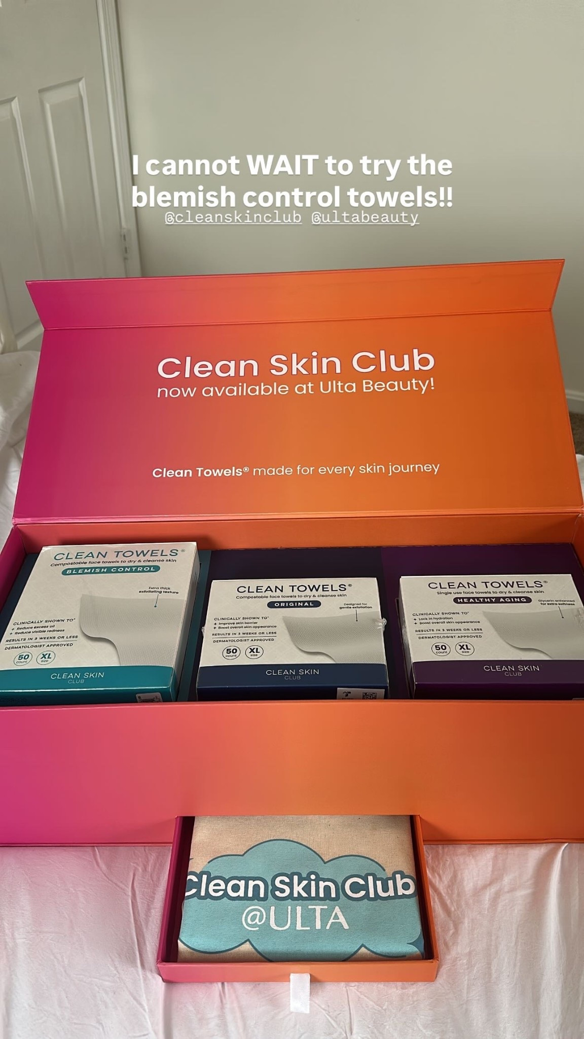 I cannot WAIT to try the blemish control towels!! @cleanskinclub @ultabeauty

#LTKselfcare #LTKmorningroutine #LTKBeauty