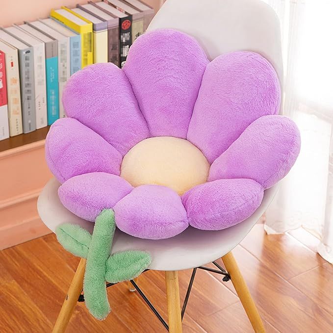 CAVZCBTY Flower Shaped Throw Pillow, 25.6"x 24.4" Soft and Comfortable Flower Floor Pillow Seatin... | Amazon (US)