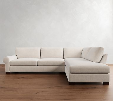 Turner Roll Arm Return Bumper Sectional (112"&ndash;126") | Pottery Barn (US)