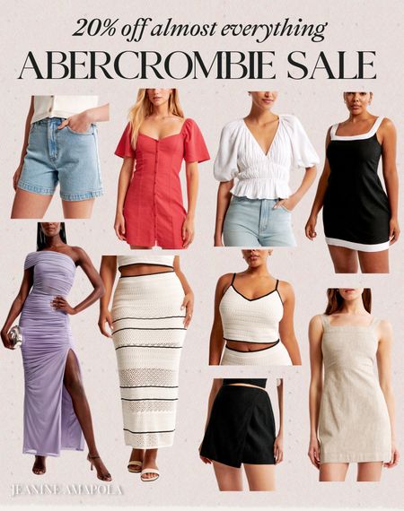 Abercrombie sale 20% off almost everything 🙌🏻🙌🏻

Summer style, denim shorts, summer top, mini dress 

#LTKSaleAlert #LTKFindsUnder100 #LTKStyleTip