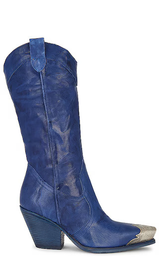 Brayden Mid Boot in Beacon Blue | Revolve Clothing (Global)