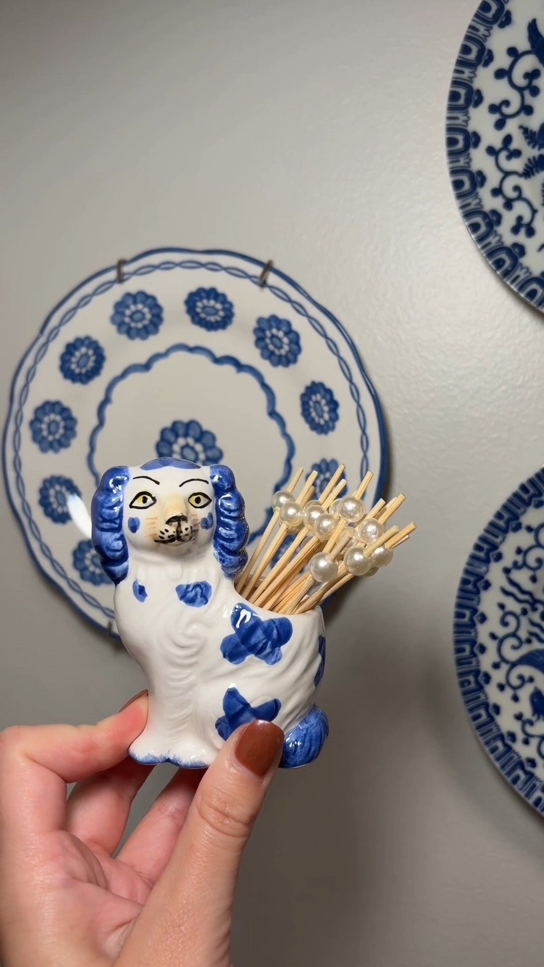 the cutest staffordshire dog with cocktail picks!! great Christmas gift idea for friends, hosts, etc.!

#LTKHoliday #LTKHome #LTKGiftGuide