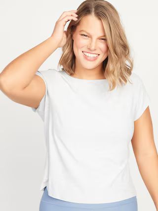 Breathe ON Mesh-Back T-Shirt for Women | Old Navy (US)