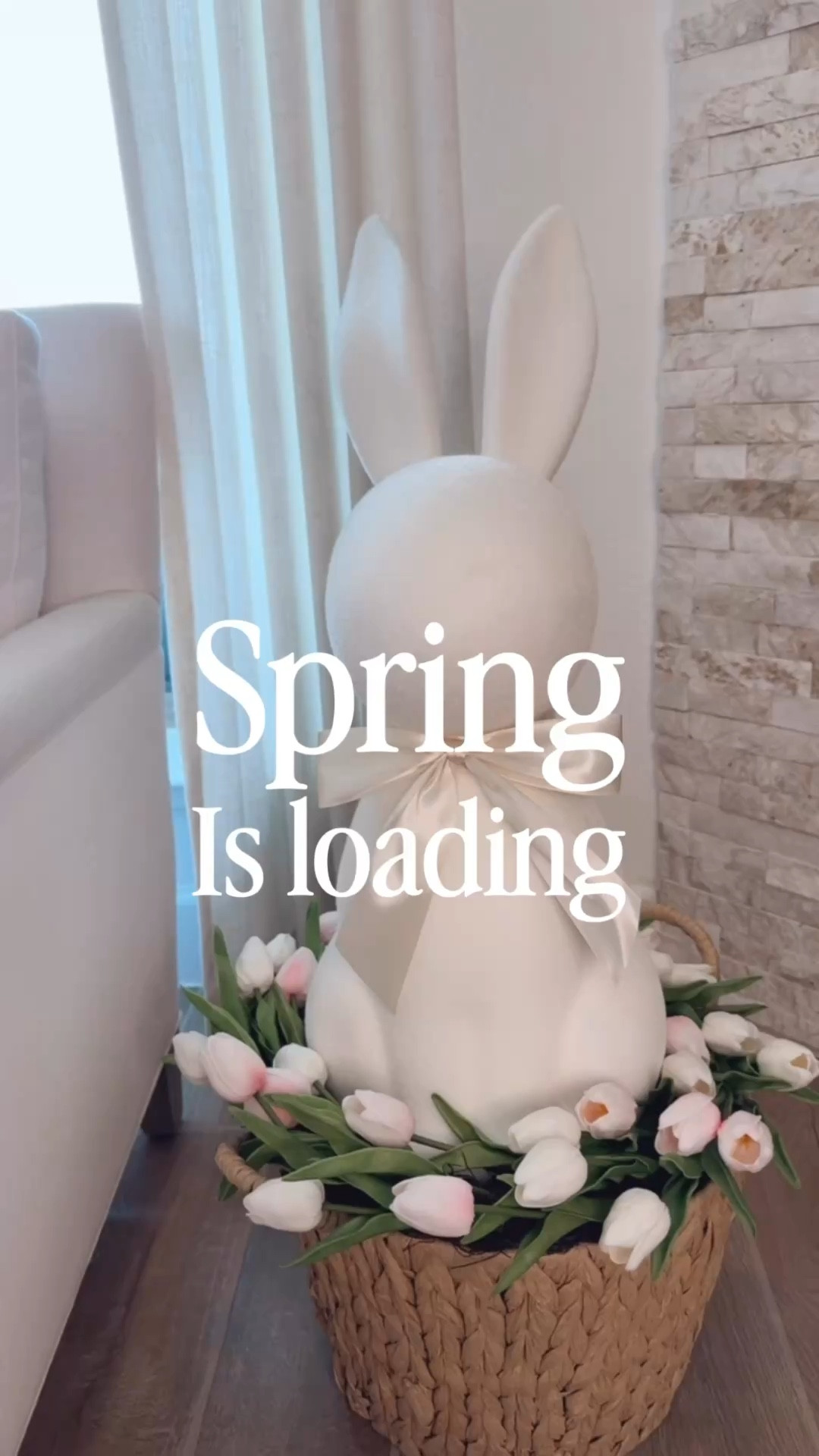 Spring decorating doesn’t have to be complicated 🤍
This adorable DIY took me all of 5 minutes and just THREE things:
• a basket
• a wreath
• a bunny
That’s it.
Layer the wreath inside the basket for fullness, tuck in the bunny, and suddenly you have the sweetest spring statement. It looks styled, intentional, and like you spent way more time on it than you did.
It’s such a fun way to create a full, impactful display without overthinking it.
Simple. Elevated. So cute.
Save this for your spring decorating weekend 🌸🐰
#springdecor #easterdecor #diyhomedecor #seasonalstyling #organicmodern

#LTKHome