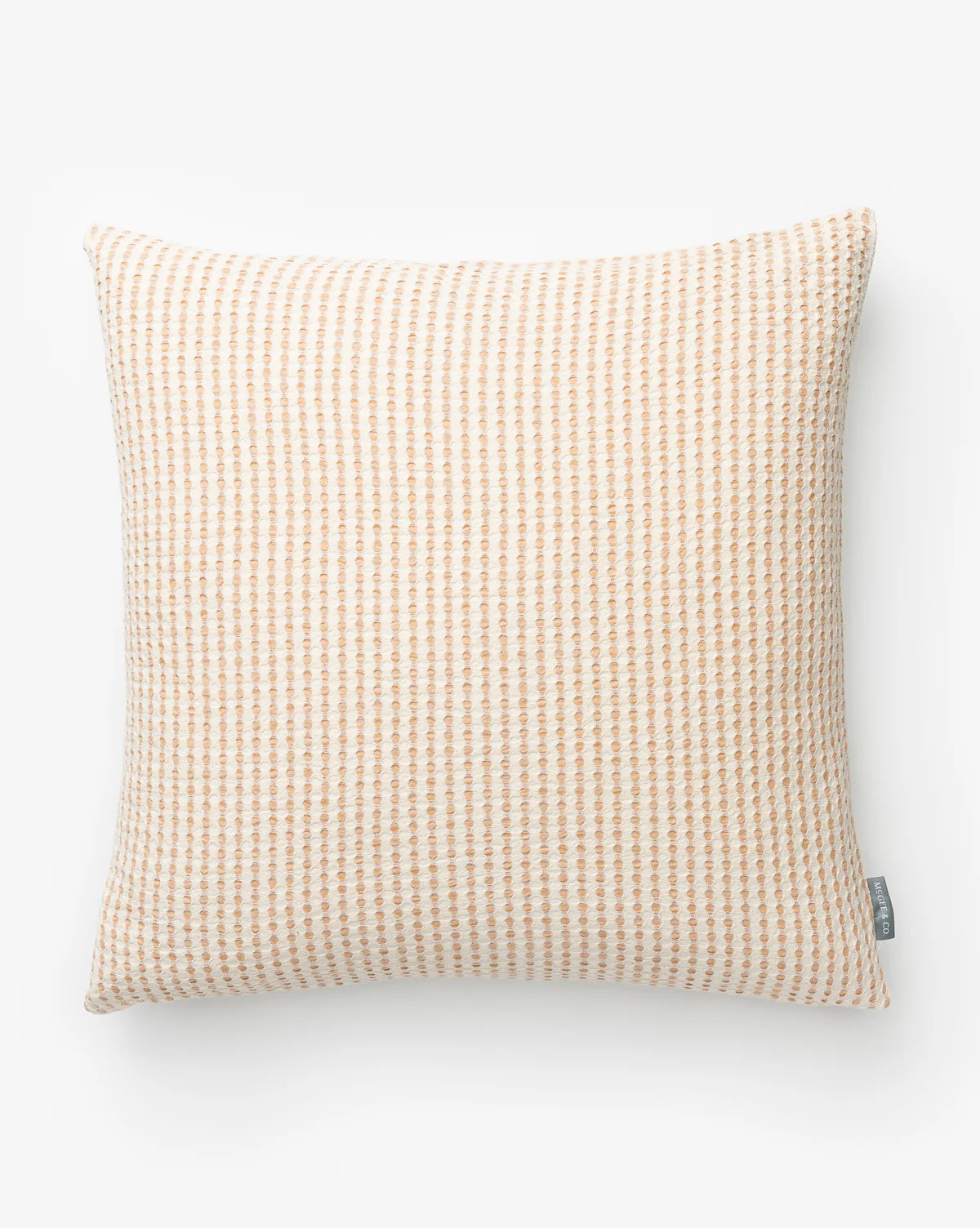 Vintage Orange Waffle Check Pillow Cover No. 1 | McGee & Co. (US)