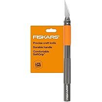 Fiskars 6" Detail Craft Knife, Exacto Hobby Utility Knife, Durable Aluminum | Amazon (US)