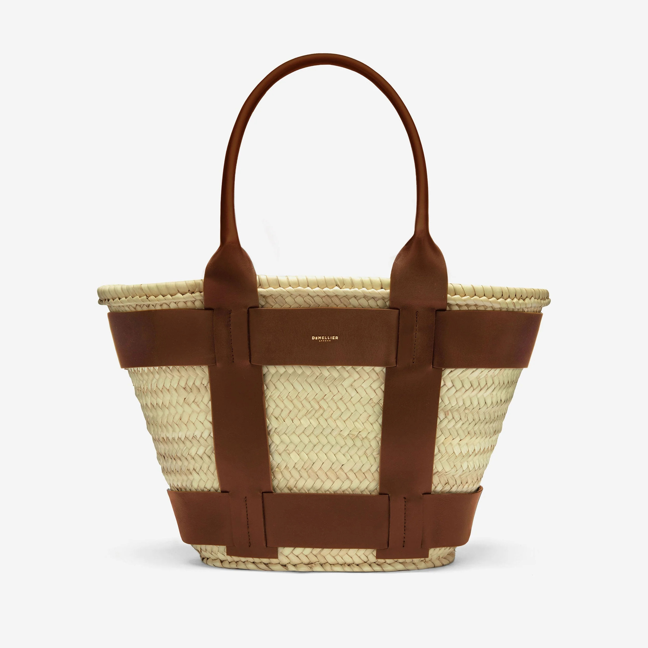 The Santorini | Natural Basket Tan Smooth | DeMellier | DeMellier
