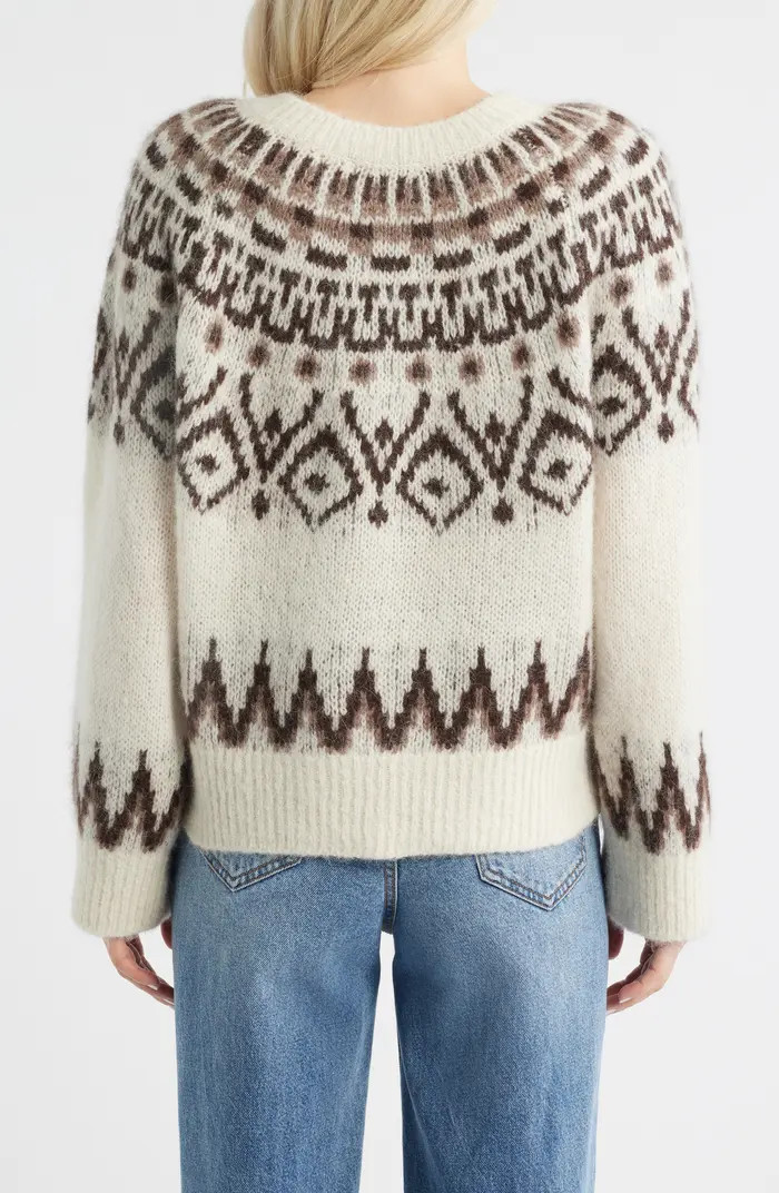 Madewell Fair Isle Wool & Alpaca Blend Sweater | Nordstrom | Nordstrom