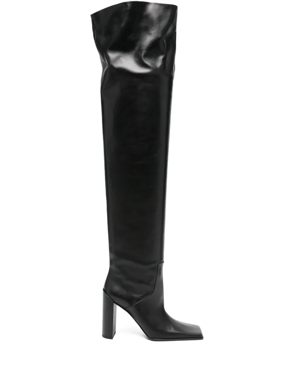 Alaïa square-toe knee-high Boots | Black | FARFETCH HR | Farfetch Global