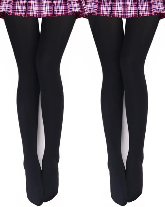 VERO MONTE Womens Opaque Fleece Lined Tights Colorful Warm Winter Thermal Tights | Amazon (US)