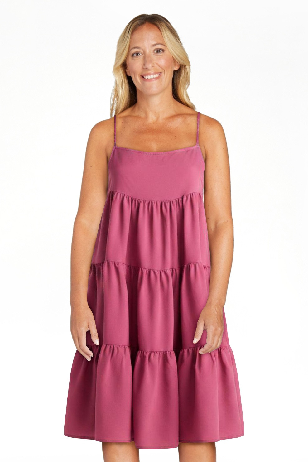 Scoop Women\u2019s Flowy Tier Mini Dress, Sizes XS-XXL | Walmart (US)