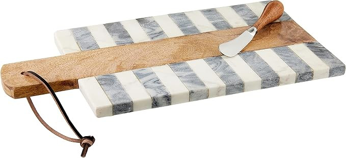 Black White Marble Inlay Board | Amazon (US)