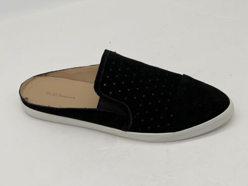 BCBGeneration Size 10M Pl-Yerra-X Black Suede Backless Slip On Flats Shoes EUC  | eBay | eBay AU