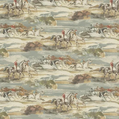 Icons Morning Gallop 100% Linen Fabric | Wayfair North America