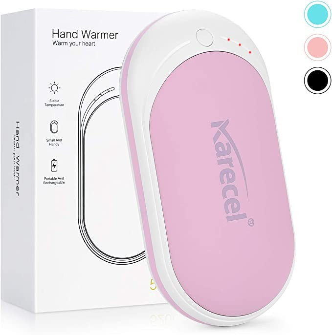Karecel Hand Warmers Rechargeable, USB Hand Warmer Reusable 5200mAh Powerbank Portable Heater Bat... | Amazon (US)