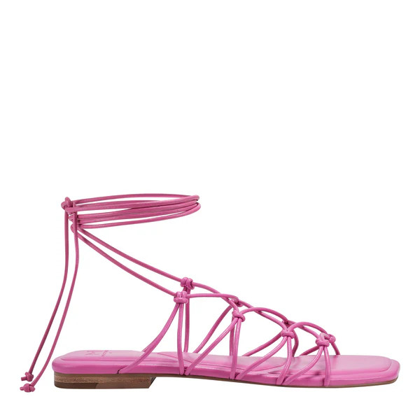 Monnie Ankle Wrap Flat Sandal | Marc Fisher