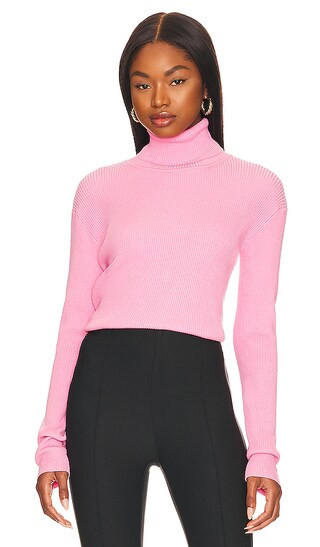 Hadely Turtleneck Sweater in Barbie | Revolve Clothing (Global)
