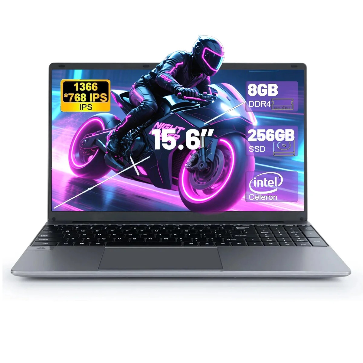 15.6 inch Laptop Computer, Intel Celeron Quad-Core, N5095,8GB RAM 256GB Rom,Traditional Laptop Co... | Walmart (US)